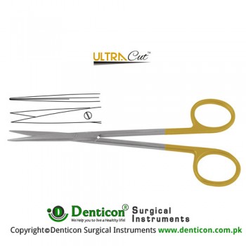 UltraCut™ TC Metzenbaum-Fine Dissecting Scissor Straight - Sharp Stainless Steel, 20 cm - 8"